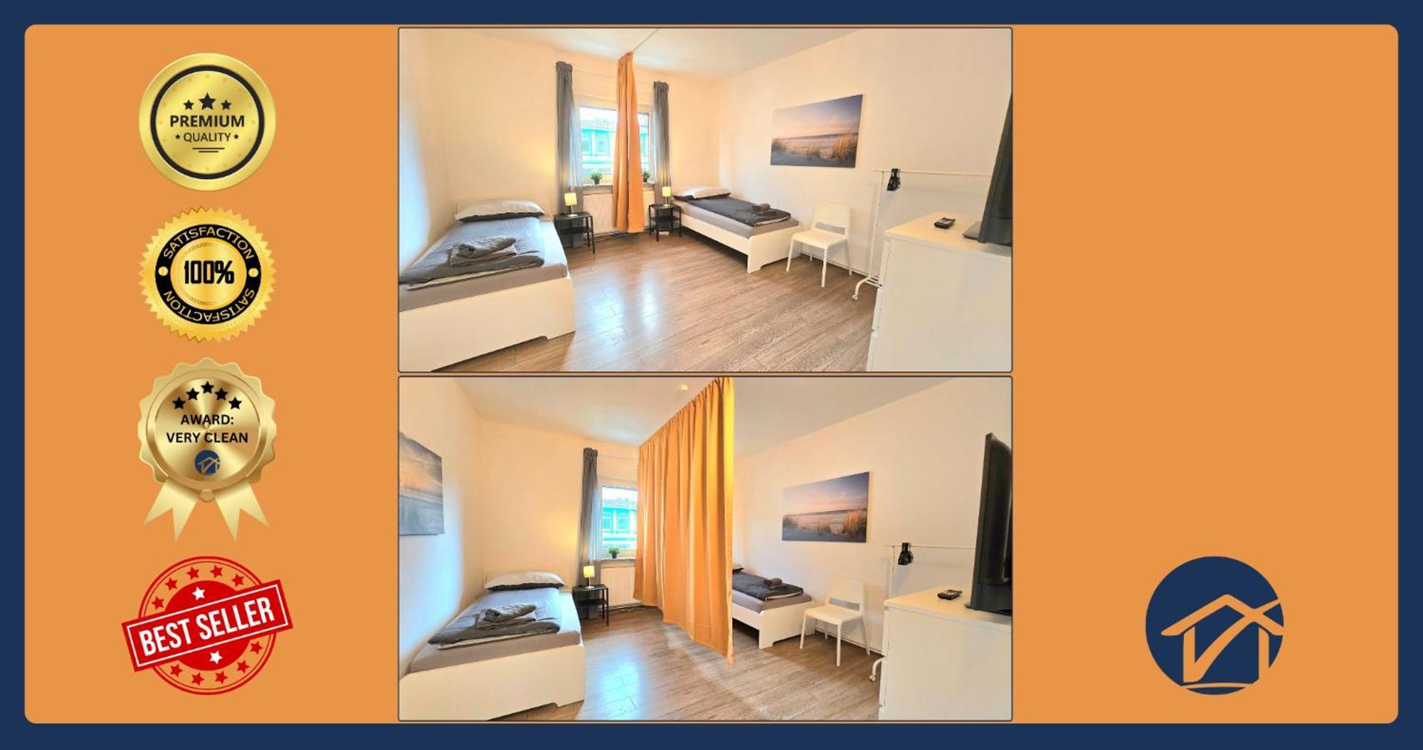 -Cs24- 4 Rooms Apartment With Rooftop - Ka02 Iserlohn Dış mekan fotoğraf